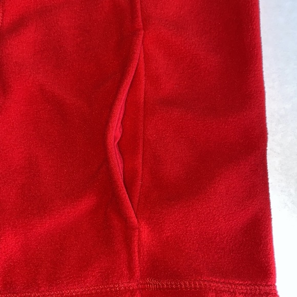💟Half Price Bundle Add-on💟NWT Laura Scott fleece style vest jacket red/navy - Picture 4 of 13